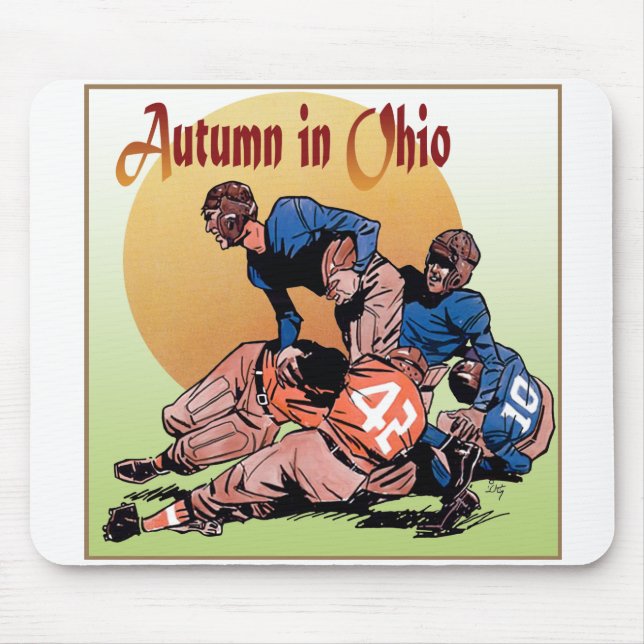 Herbst in Ohio Mousepad (Vorne)