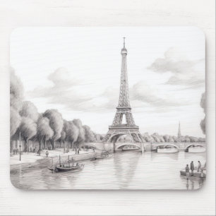 Herbst in Paris Frankreich Mousepad