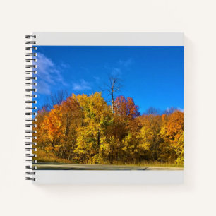 Herbst in Westbend, Wisconsin Notizbuch