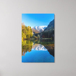 Herbst in Zgornje Jezersko Leinwanddruck