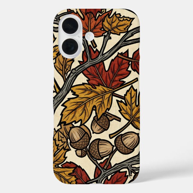 Herbst inspiriert Telefongehäuse iPhone 16 Hülle (Rückseite)