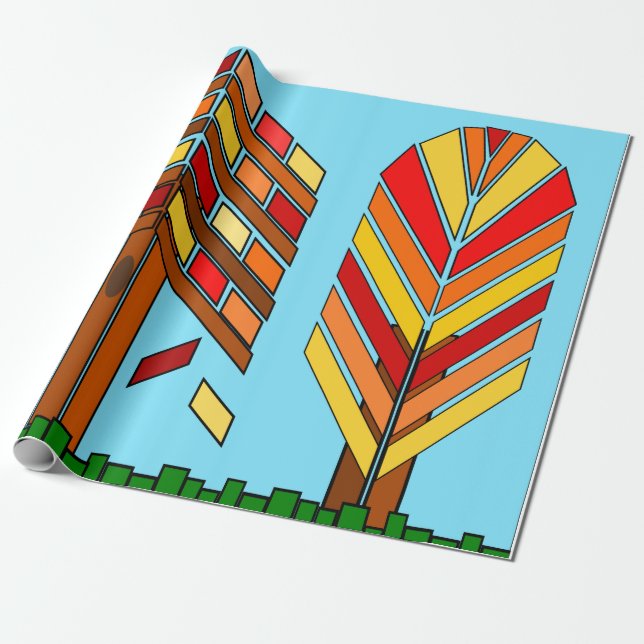 Herbst ist hier geschenkpapier (Ungerollt)