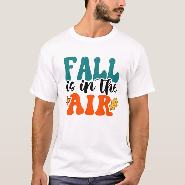 Herbst ist in der Luft Herbst Mens T-Shirt (Vorderseite)