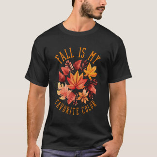 Herbst ist mein Lieblingsfarben Herbstmapel-Blätte T-Shirt