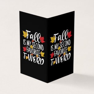 Herbst ist mein zweiter Favorit F-Word - Herbst Bl