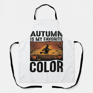 Herbst ist meine Lieblingsfarbe Halloween Hexen-De Schürze