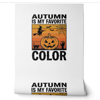 Herbst ist meine Lieblingsfarbe Halloween Kürbis D Tapete