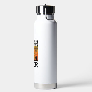 Herbst ist meine Lieblingsfarbe Halloween Kürbis D Trinkflasche