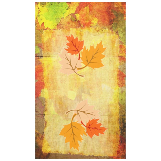 Herbst-Jahreszeit-Tischdecke Tischdecke (Vorderseite)