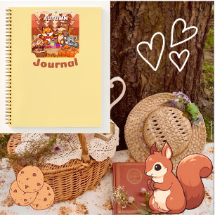 Herbst-Journal-Geschenk für sie 🤎 🥨 🍁 ✨ Notizbuch