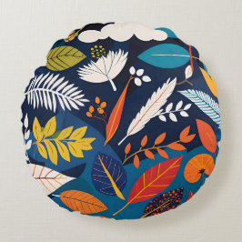 Herbst Joy N018 Rundes Kissen