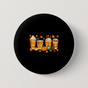 Herbst-Kaffee-Kürbis-Gewürz-Latte-Getränke Herbst Button