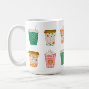 Herbst-Kaffeetassen Herbst-Pumpkin-Spice-Latte Kaffeetasse