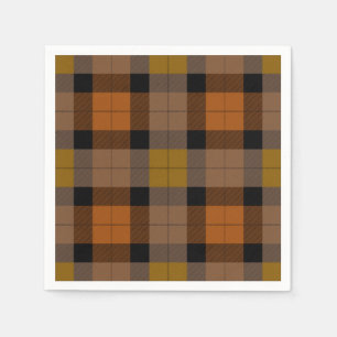 Herbst Kariert Serviette