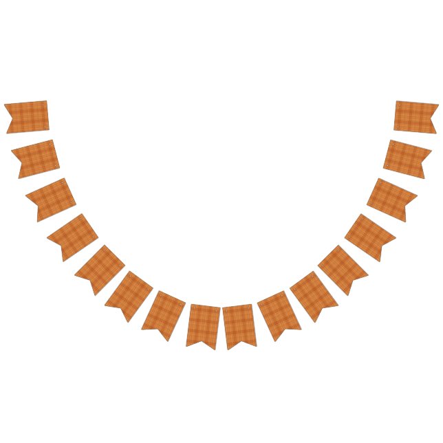 Herbst Kariert Wimpelkette (Alle)