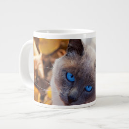 Herbst-Katze Jumbo-Tasse