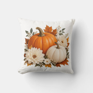Herbst-Kürbis-Blumen Herbstblätter Home-Dekor Kissen