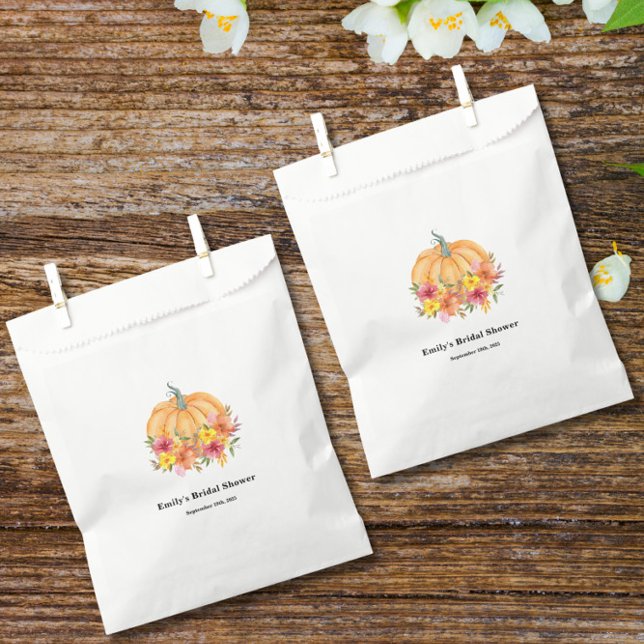 Herbst-Kürbis-Braut-Party  Geschenktütchen (Von Creator hochgeladen)