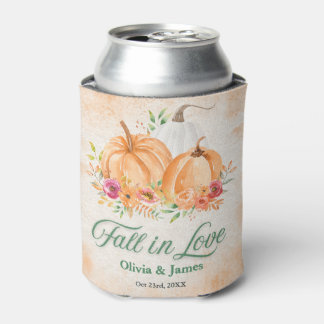 Herbst-Kürbis-Herbstliebe-Hochzeit Dosenkühler