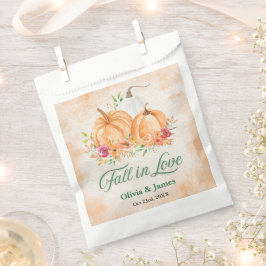 Herbst-Kürbis-Herbstliebe-Hochzeit Geschenktütchen