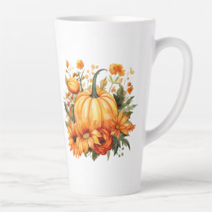 Herbst Kürbis Milchtasse