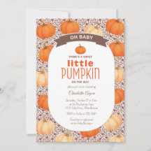 Herbst-Kürbis-Patch-Baby-Party