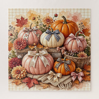 Herbst-Kürbis-Puzzle
