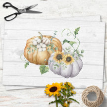 Herbst Kürbis Sonnenblumenernte Dekoupage