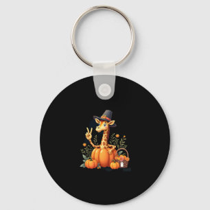 Herbst Kürbisfall Giraffe Erntedank Womens Me Schlüsselanhänger