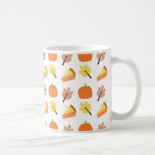Herbst-Kürbismuster Kaffeetasse