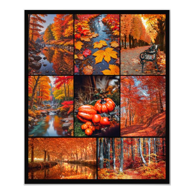 Herbst Landscape Foto Grid (Vorne)