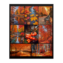 Herbst Landscape Foto Grid