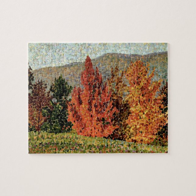 Herbst-Landschaft, c.1903 (Öl auf Leinwand) (Horizontal)
