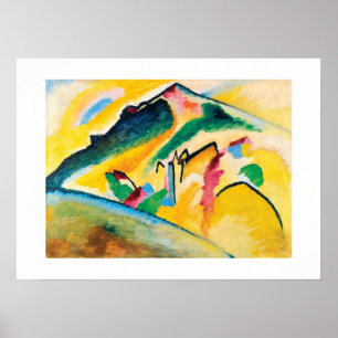 Herbst-Landschaft durch Wassily Kandinsky Poster