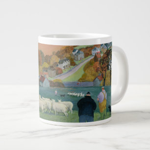 Herbst-Landschaft Jumbo-Tasse