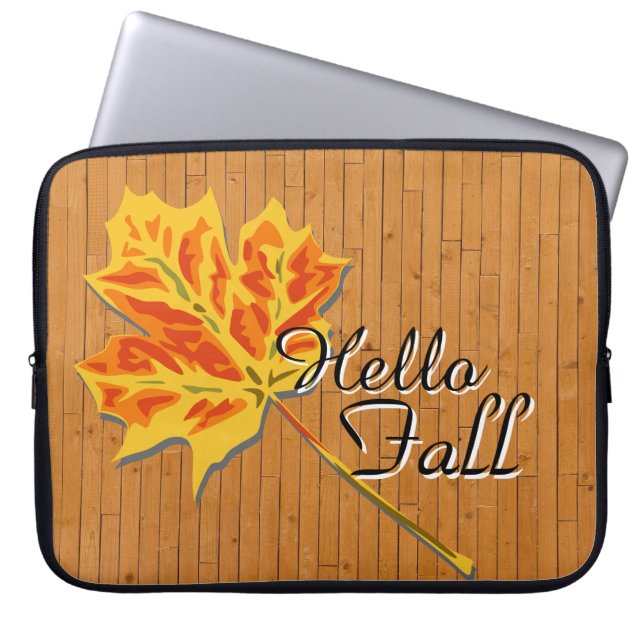 Herbst Laptopschutzhülle (Vorderseite)