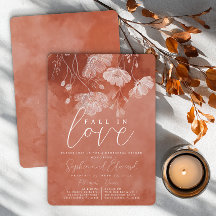 Herbst Liebe Terracotta Probe Dinner