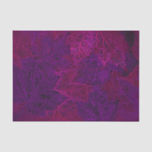 Herbst Lila Rosa Neon Dunkle Ahornblätter Seidenpapier