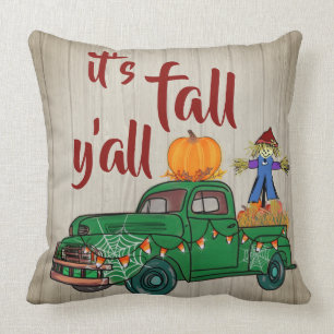 Herbst LKW Es Ist Herbst Leute Kissen