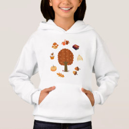 Herbst-Mädchenpullover Hoodie