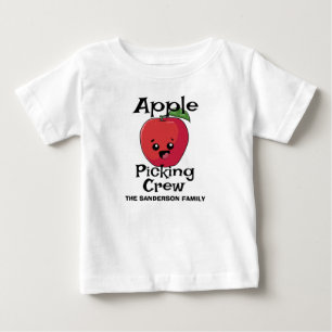 Herbst Matching Family Apple Picking-Crew Baby T-shirt