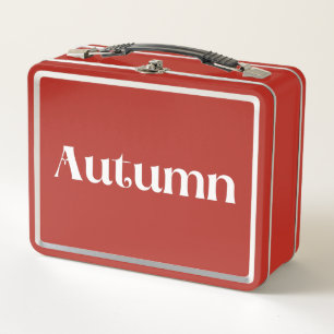 Herbst Metall Brotdose