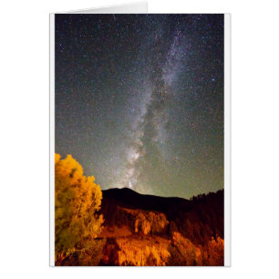 Herbst-Milchstraße-nächtlicher Himmel