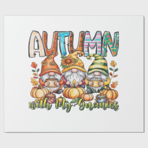 Herbst mit meinen Gnome Classic T-Shirt.png Geschenkpapier