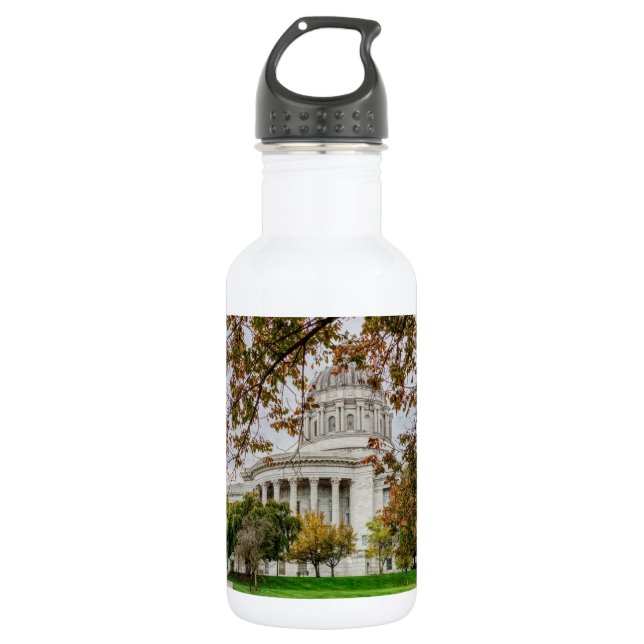 Herbst-MO-Hauptstadt Edelstahlflasche (Vorderseite)