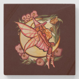 Herbst Moon Fairy Witze Fall Fairies Steinuntersetzer