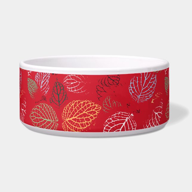 Herbst, Muster der Blätter Napf (Vorderseite)