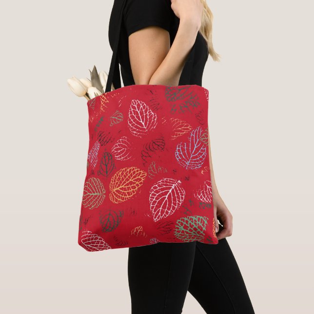 Herbst, Muster der Blätter Tasche (Von Nahem)