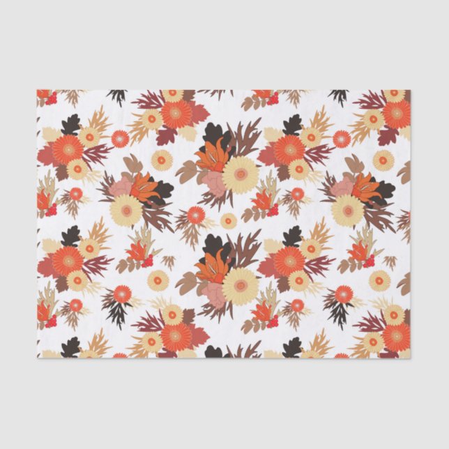 Herbst-Muster Seidenpapier (Vorderseite)