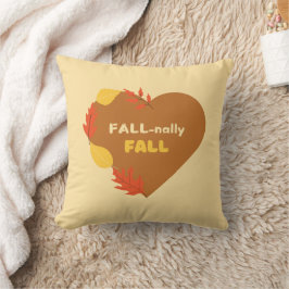 Herbst-Nally Herbst Text Herbst Ocher Herzkomfort Kissen